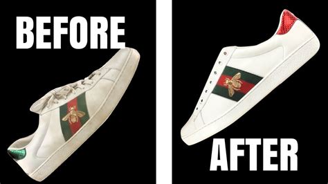 how to clean my gucci sneakers|how to clean ace white sneakers.